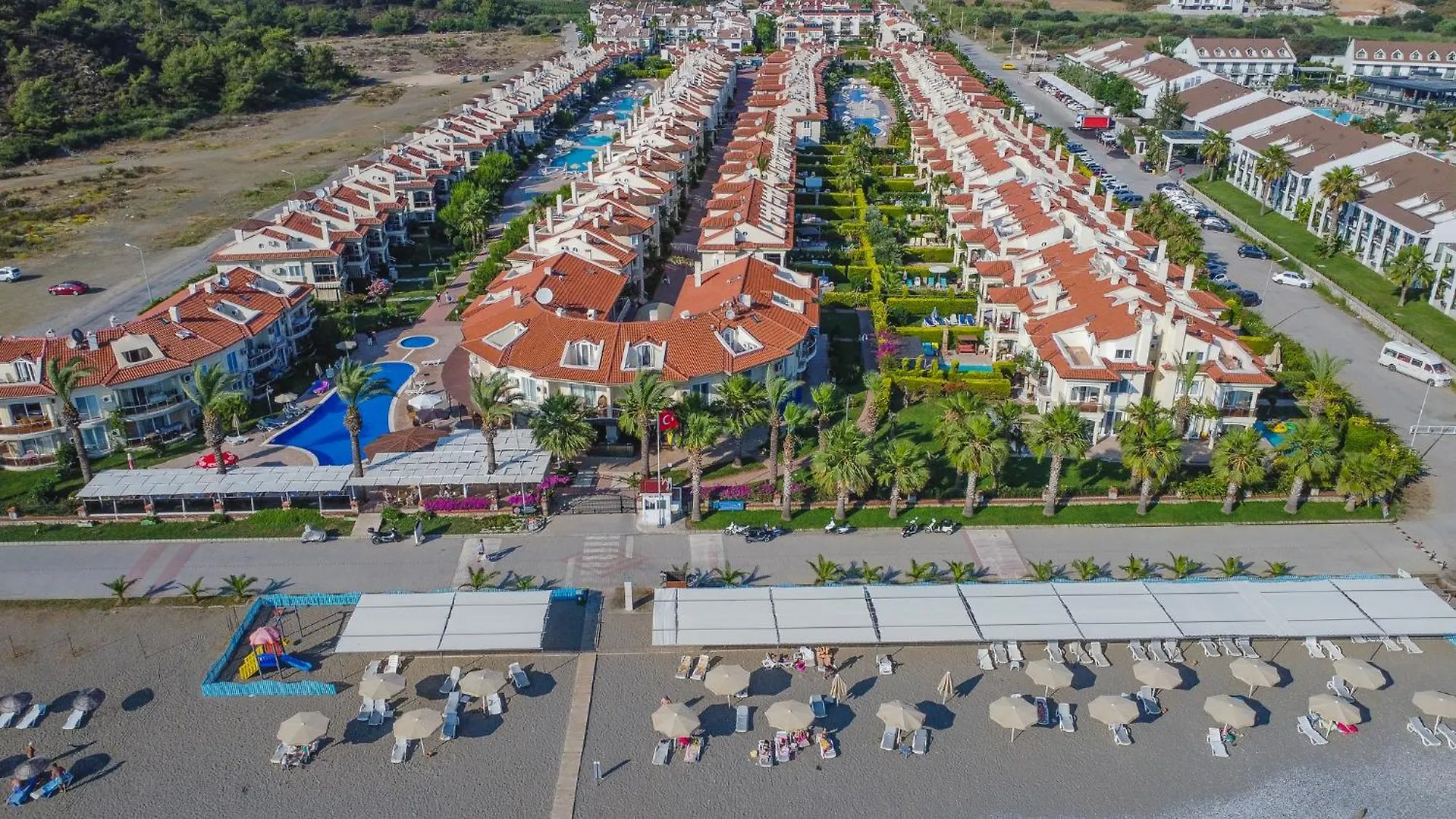 Sunset Beach Club Fethiye location